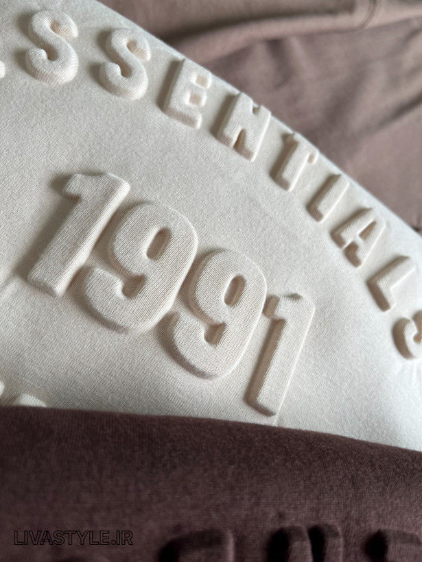 تیشرت کراپ باکسی نوشته برجسته 1991